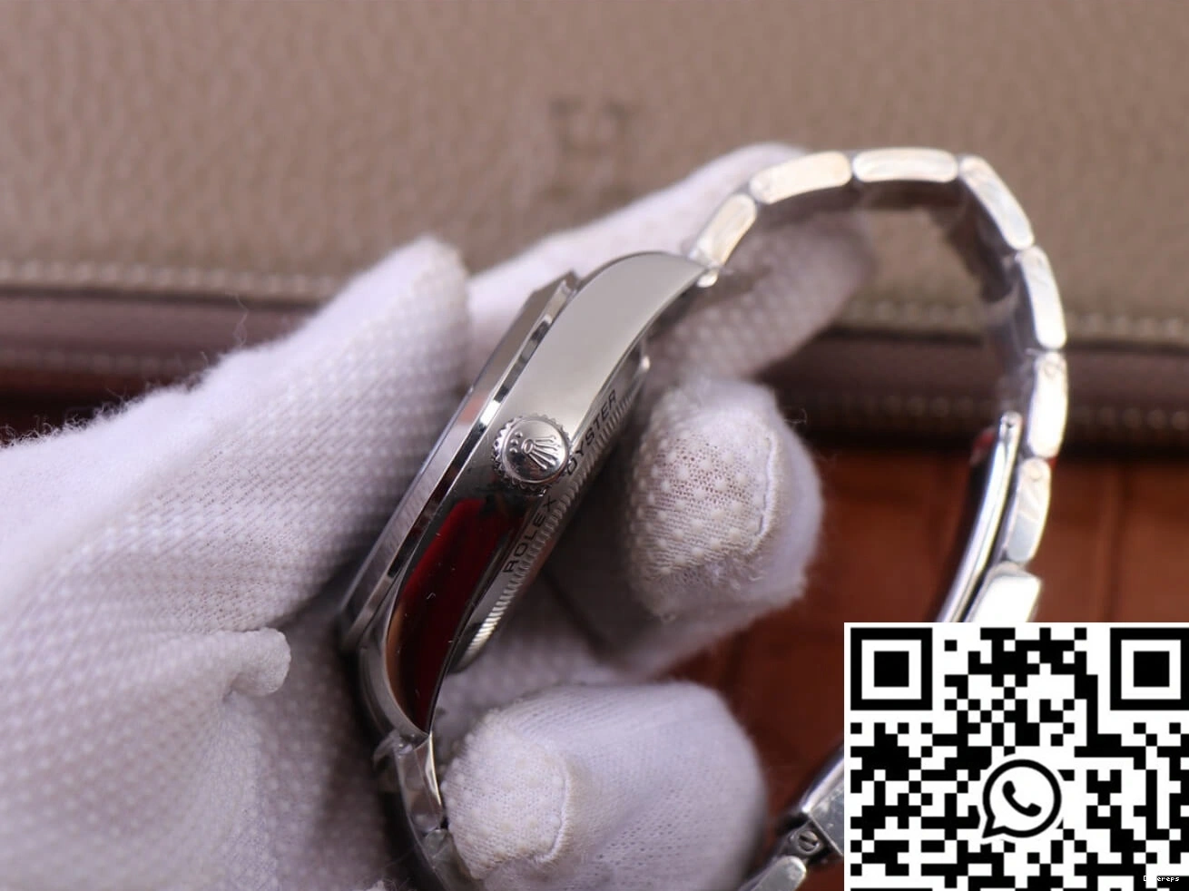 116400 Rolex Silver Milgauss Design Factory Noir watch Base JB case Label Replica LNT01HS-001 0101